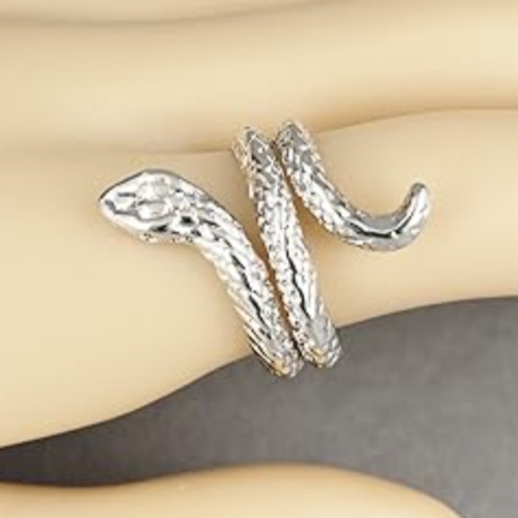 Snake Ring Cleopatra Style Size 8 NWT Stainless Steel - Picture 2 of 7